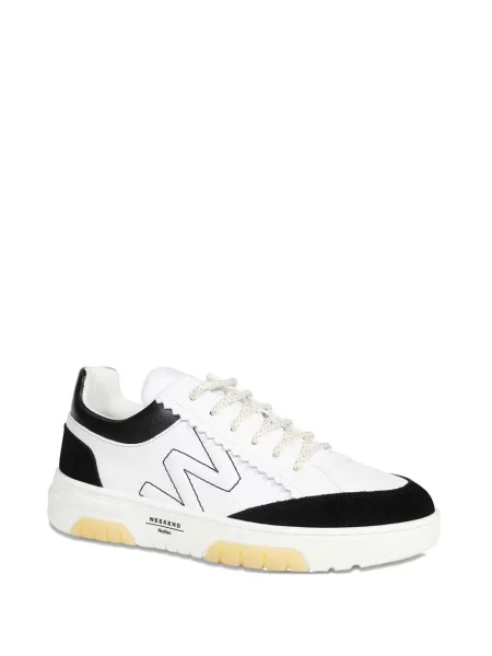 Sneakerși Weekend Max Mara din piele alb