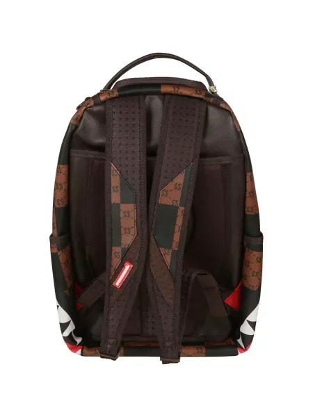 Pledas raštuotas kuprinė Sprayground ruda