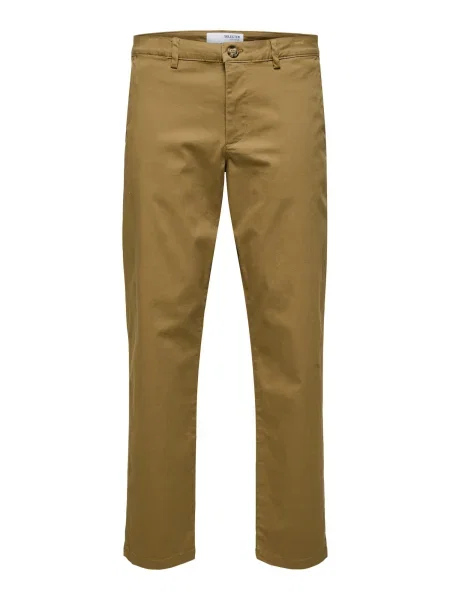 SELECTED HOMME Chino nadrág New Miles' barna