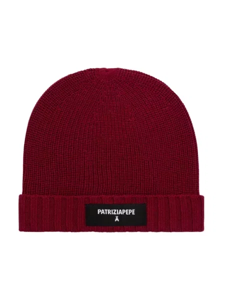 Patrizia Pepe czapka beanie czerwona