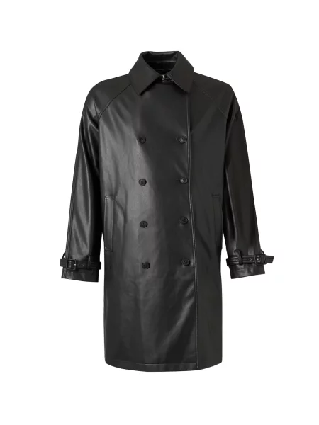 Calvin Klein Jeans Palton de primăvară-toamnă negru