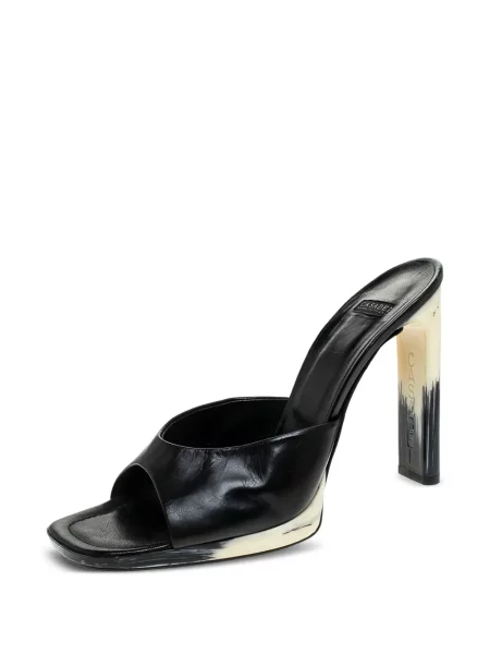 Кожени сандали Casadei черно