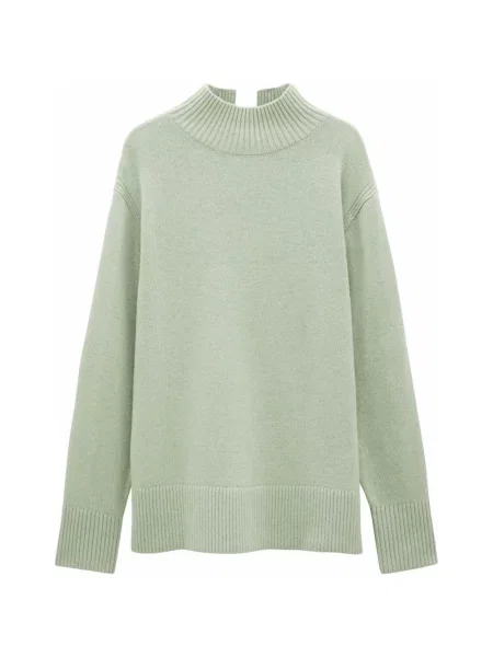 Sweter z golfem Someday zielony