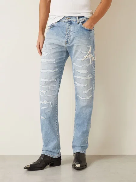 Amiri Džíny Slim Fit worn slate