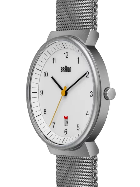 Ceas Braun Watches plasă clasic cu bretele alb
