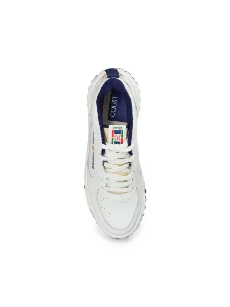 Sneakersy Casablanca skórzane białe