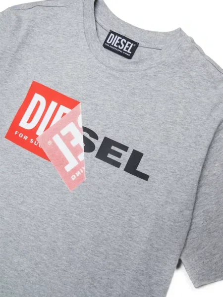 Koszulka dziecięca Diesel szara
