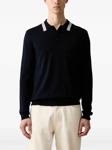 Gulerat tricou polo Trussardi albastru