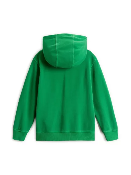 Bluza z kapturem dziecięca Woolrich zielona