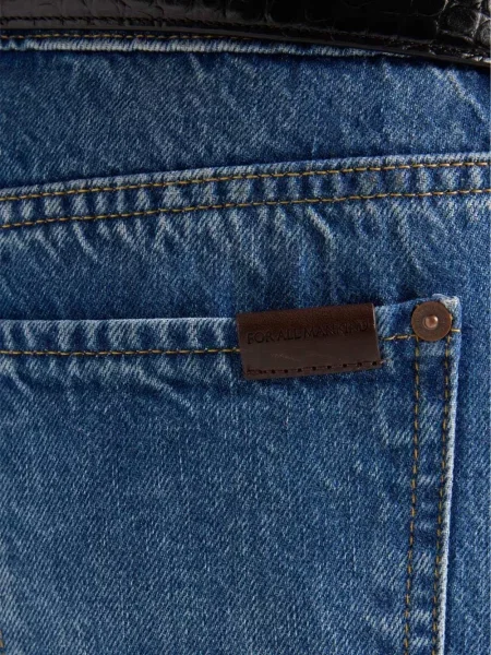 Fusta maxi 7 For All Mankind albastru