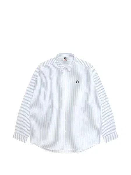 Cămașă Aape By A Bathing Ape cu dungi alb