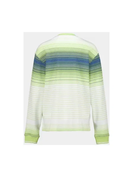 Sweter Casablanca w paski z długim rękawem z paskiem