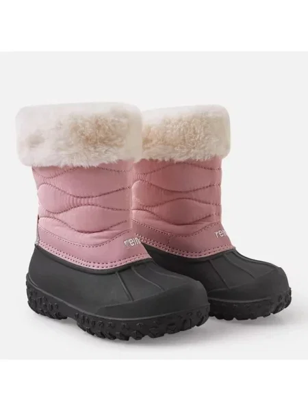 REIMA buty zimowe śniegowce Muhvari różowe szare