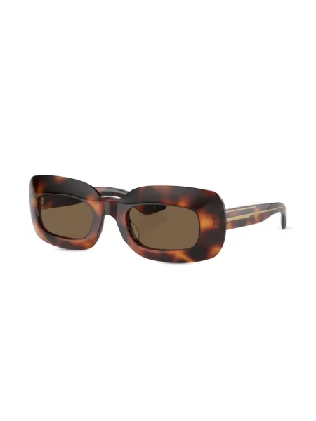 Saulės akiniai Oliver Peoples ruda