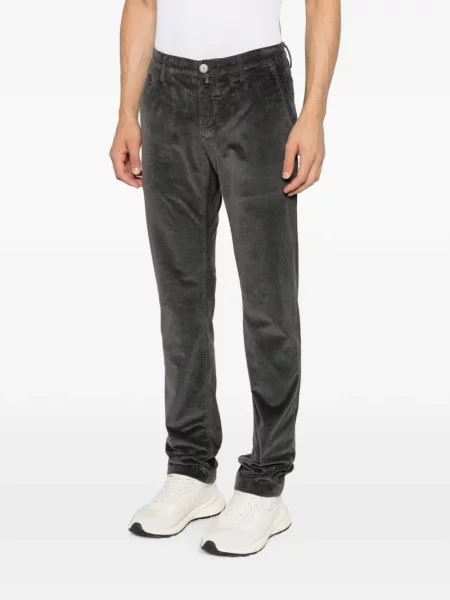 Pantaloni Jacob Cohën de catifea cord gri