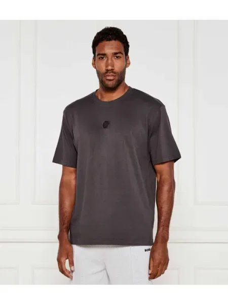 BOSS GREEN Póló Future | Relaxed fit szürke