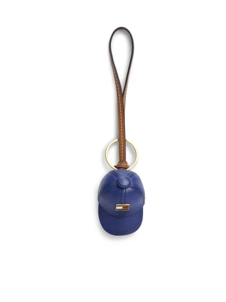 TOMMY HILFIGER Breloc BASEBALL CAP gențiană / maro pueblo / auriu albastru