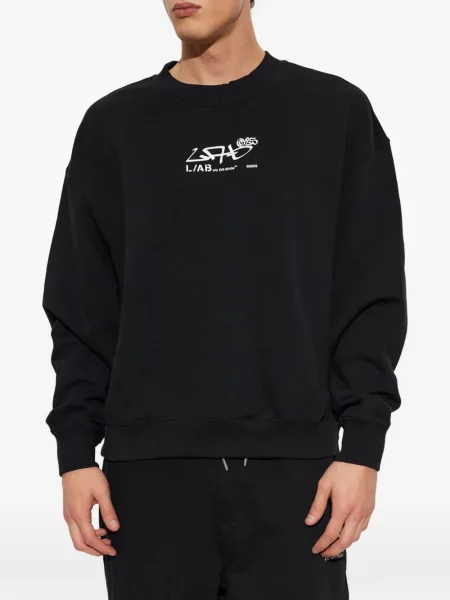 Hanorac L/ab C/o Off-white cu imagine alb