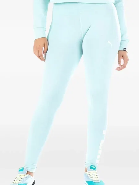 Leggings Puma cu imagine albastru
