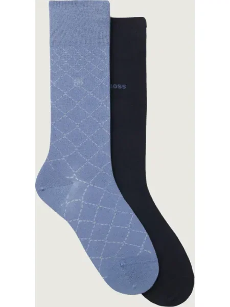 BOSS BLACK Șosete Mini Argyle CC negru