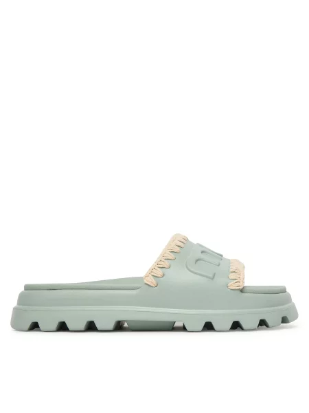 Шльопанці Mou зелений