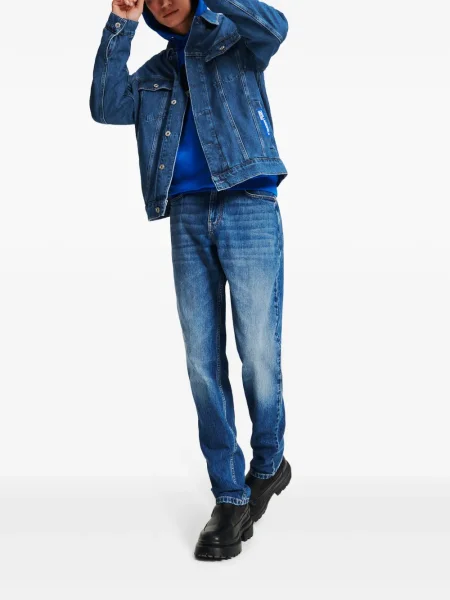 Geacă de blugi Karl Lagerfeld Jeans albastru
