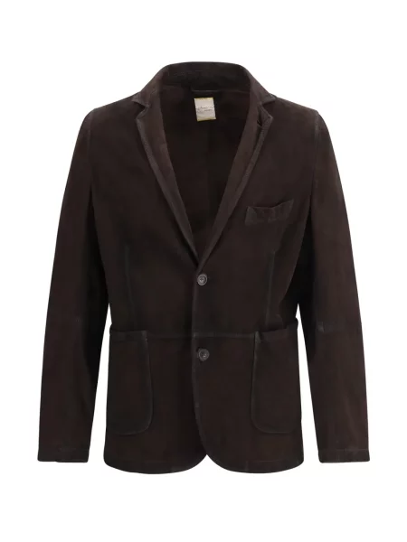 Jednořadé sako D'amico hnědé