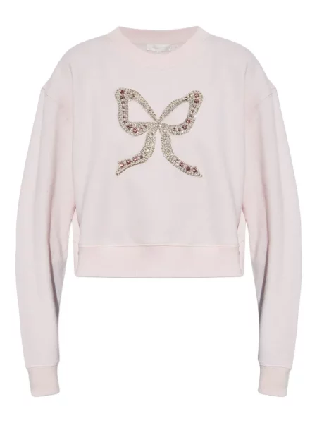 Суитчър Loveshackfancy с панделка розово