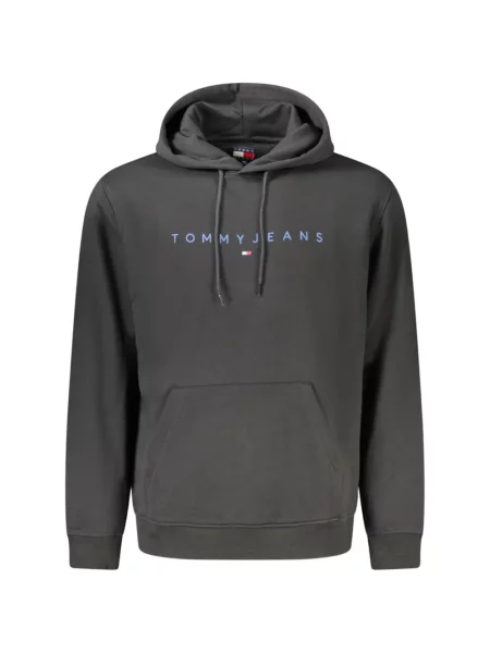 Hanorac cu glugă Tommy Hilfiger cu imagine gri