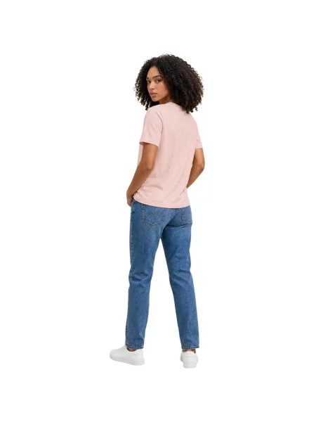 Frottír denim ruha Calvin Klein Jeans rózsaszín