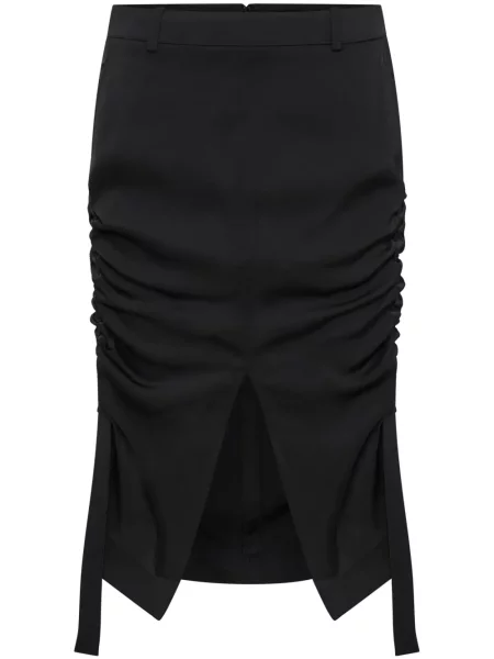 Fustă midi Dion Lee până la genunchi negru