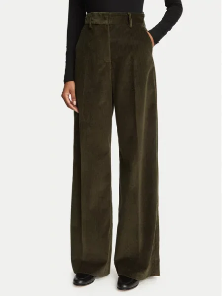 Weekend Max Mara Spodnie materiałowe Tania Khaki