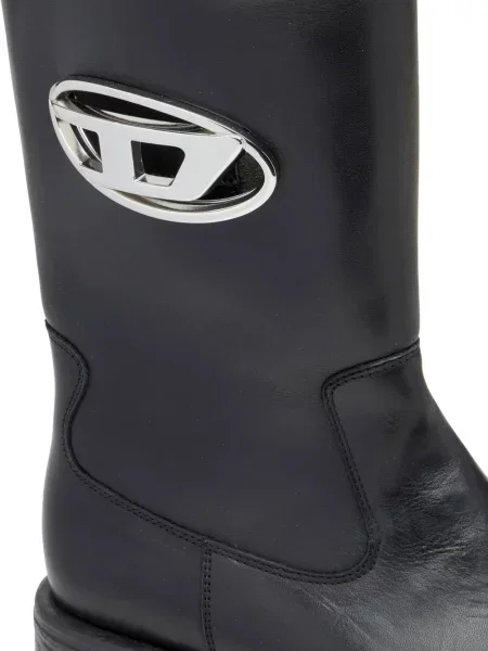 Botine Diesel din piele negru
