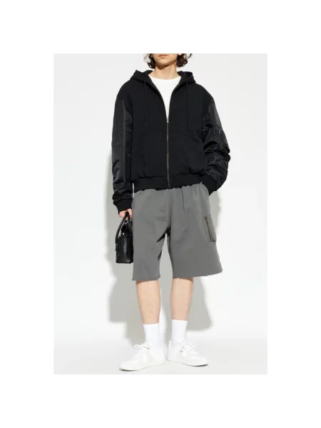 Ocieplany kurtka bomber Mm6 Maison Margiela czarny