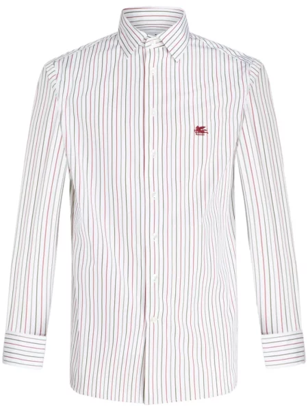 Cămașă Etro cu broderie alb