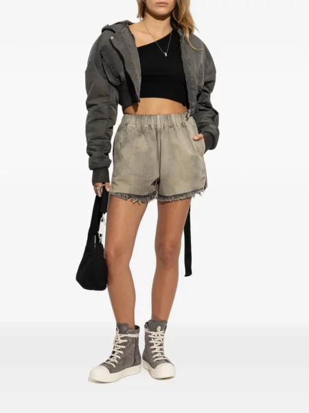 Pantaloni scurți Rick Owens gri