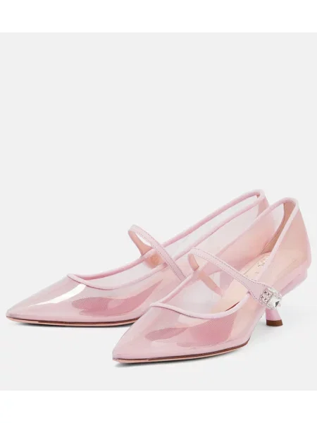 Pantofi cu toc Roger Vivier roz