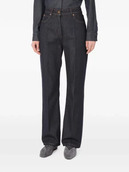 Pantaloni Max Mara albastru