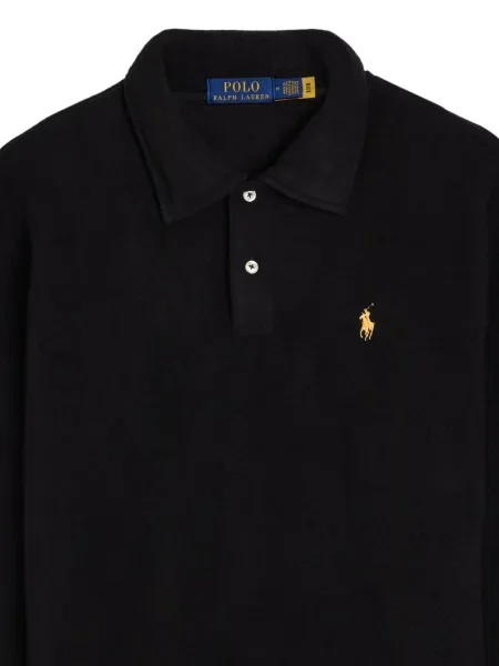 Patentni zatvarač na pola hlače Polo Ralph Lauren karirane s vezom žuta