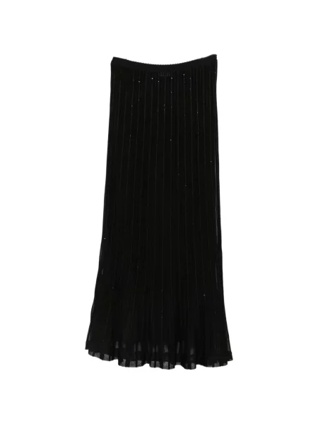 Lung fustă Tom Ford cu paiete negru