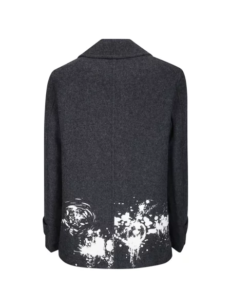 Двуредно палто Comme Des Garçons Shirt сиво