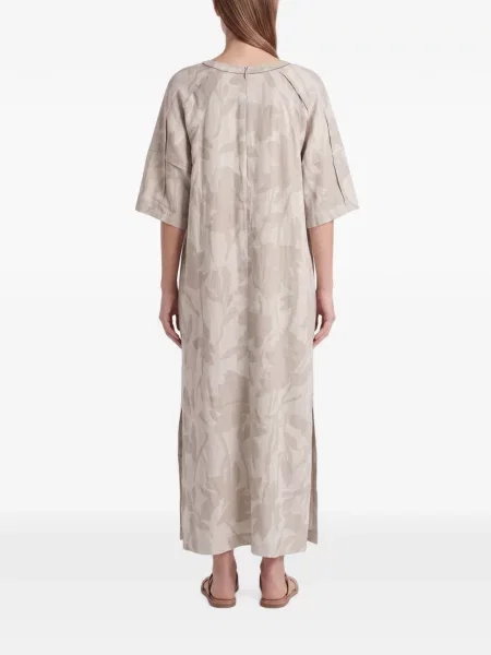 Rochie maxi Brunello Cucinelli cu decolteu în V