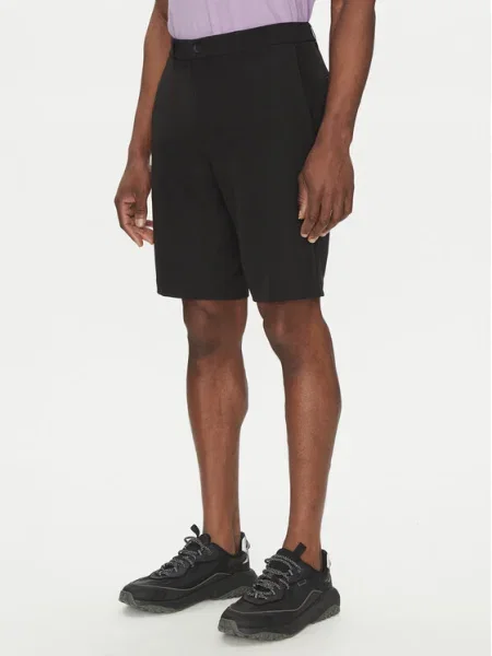 BOSS Шорти от плат inch черен