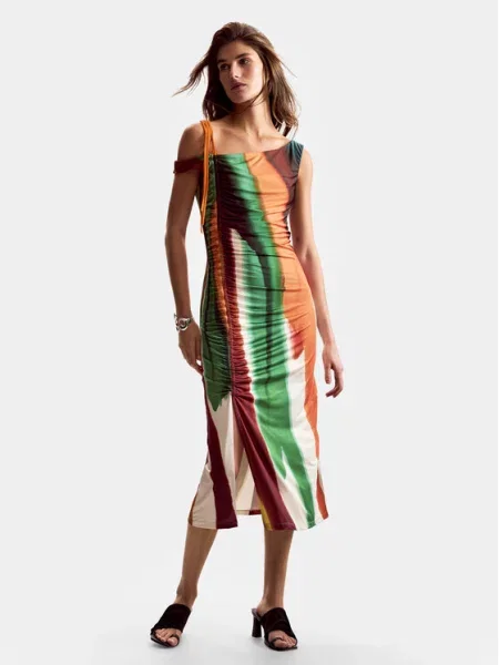 Desigual Poletna obleka Paint Lacroix Pisana