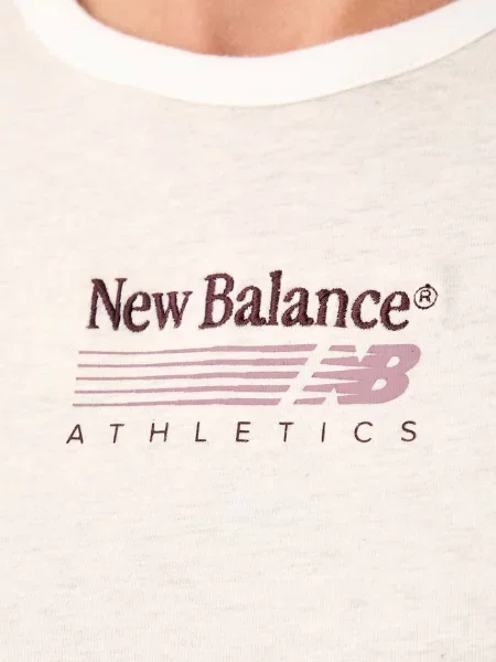 New Balance női póló elasztánnal bézs