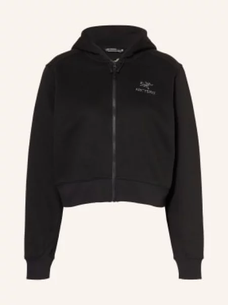 Arc'teryx Bluza Emblem Crop schwarz czarna