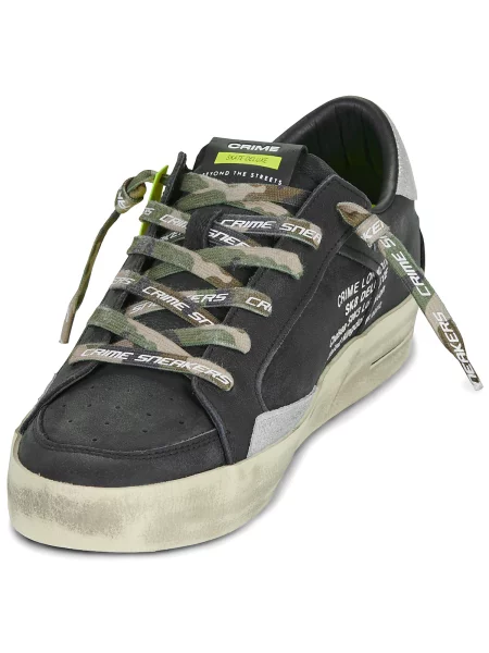 Pantofi Crime London din piele negru