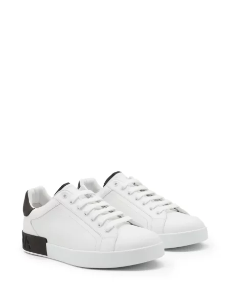 Sneakerși Dolce & Gabbana din piele alb