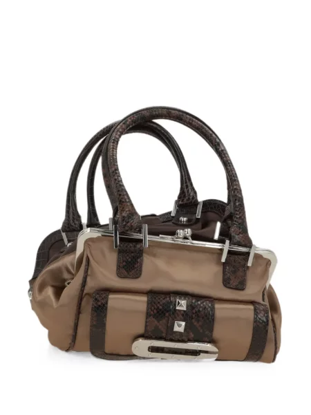 Raštuota shopper rankinė August Barron ruda