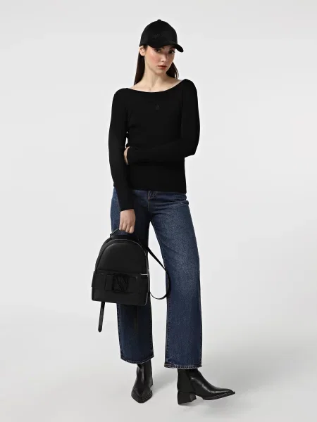 Лонгслив Armani Exchange черный